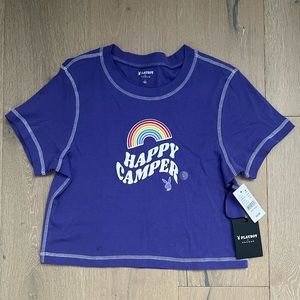 Playboy by Pacsun “Happy Camper” Cropped Tee